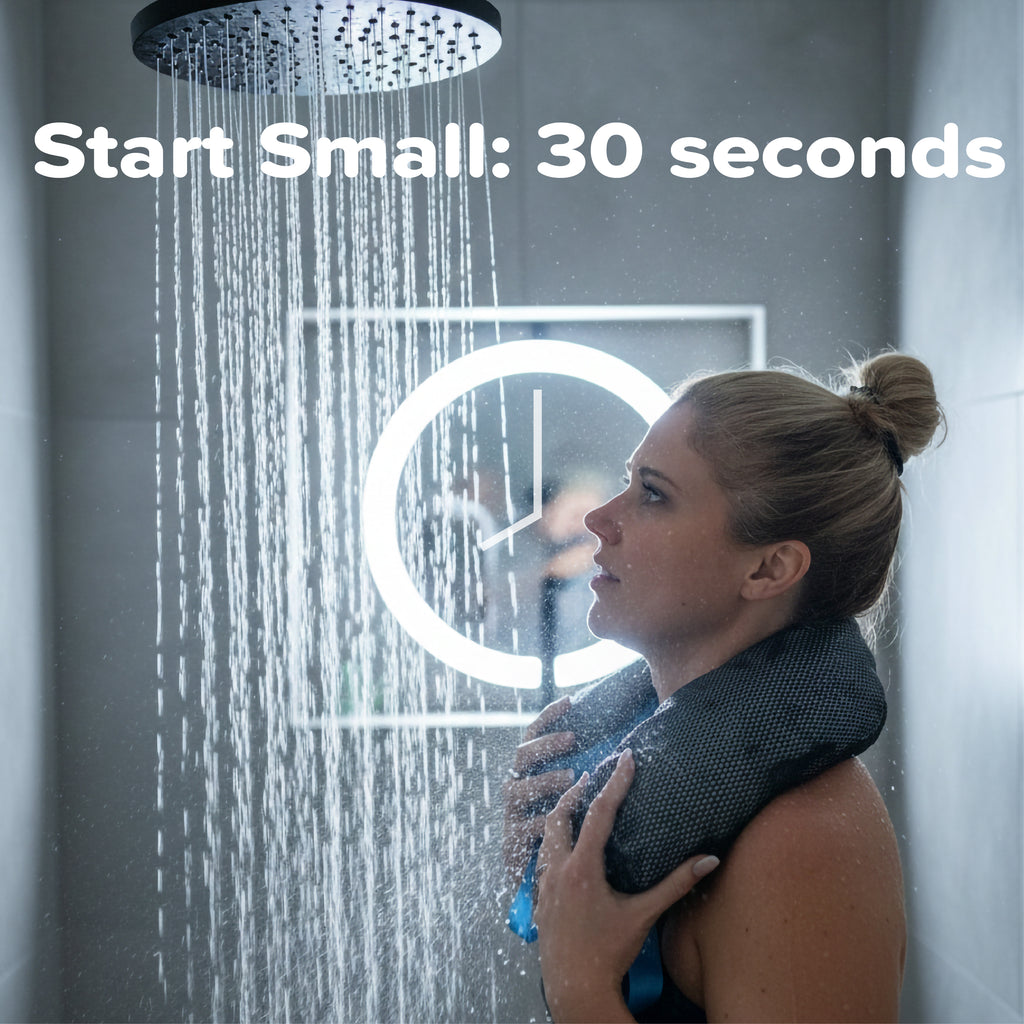 PlungePac Shower Ice Plunge System - With Stopwatch